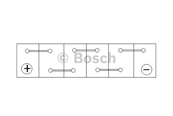 Акумулятор BOSCH 45Ah (S3003) (207x175x190) L (+/-) EN400 0092S30030