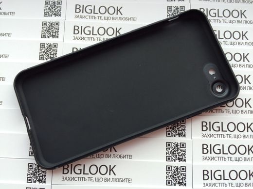 Чехол силиконовый (с защитой для камеры) для iPhone 7/8 (4.7”) black