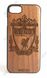 Дерев'яний чохол BIGLOOK на iPhone 6/6S (4.7”) з лазерною гравіровкою "FC Liverpool" (Горіх)