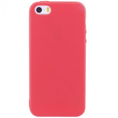 Чохол силіконовий SMTT Simeitu для iPhone 5/5S/SE red