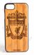 Деревянный чехол BIGLOOK на iPhone 6/6S (4.7") с лазерной гравировкой "FC Liverpool" (Бамбук)