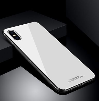Стеклянный чехол (Glass Case) на iPhone X 10 (5.8”) white