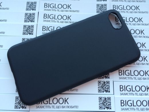 Чохол cиліконовий (гладкий) для iPhone 7/8 (4.7”) black