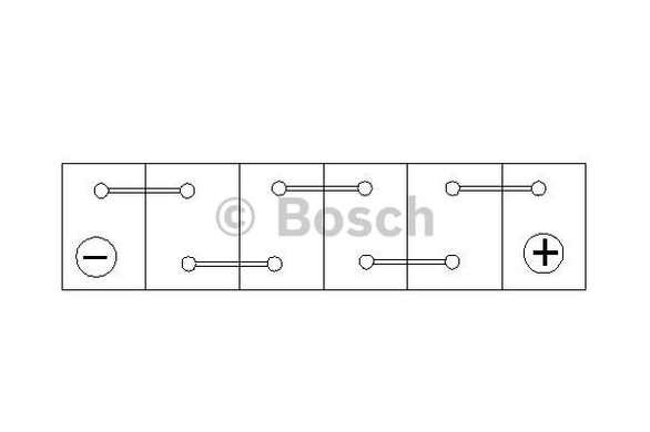Аккумулятор BOSCH 54Ah (S5002) (207x175x190) R (-/+) EN530 0092S50020