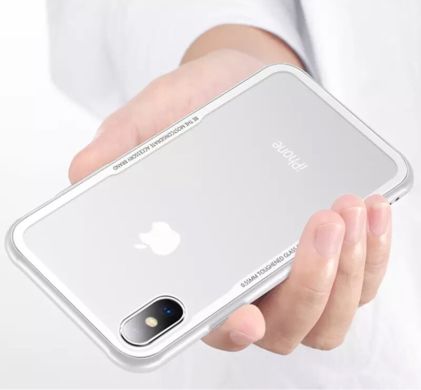 Чехол стеклянный (Tempered Glass Case) для iPhone 7/8 Plus (5,5") white