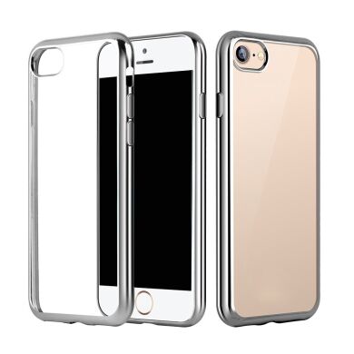 Чохол-рамка силіконовий для iPhone 7/8 (4.7”) silver